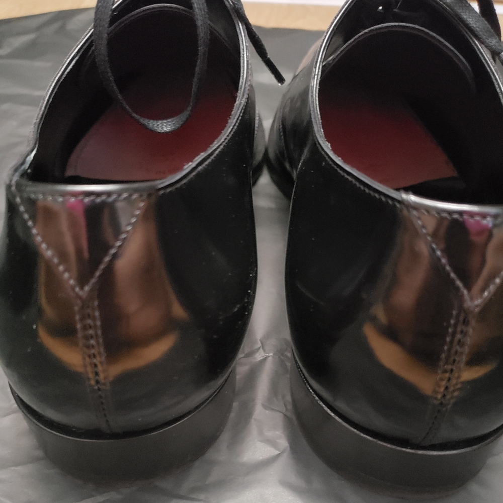 **SOLD***Saint Laurent Black Montaigne 25 Derby Shoe Mens Size 43 - Picture 2 of 10